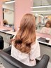 ケアブリーチによるダブルカラー＋髪質改善トリートメント+炭酸泉spa【20900