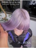 デザインカラーケアブリーチダブルカラーパープルラベンダー
