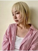 大人可愛いマッシュショートボブウルフカット30代4 0代50代60代
