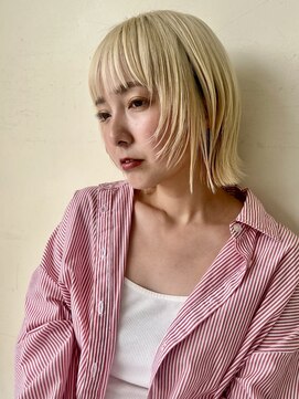 ハピネス クローバー 八木店(Happiness CLOVER) 大人可愛いマッシュショートボブウルフカット30代4 0代50代60代