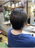 お手入れ簡単ショートボブ