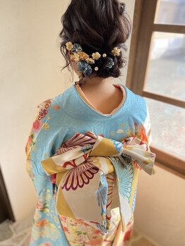 ユルリィ(yururie)の写真/【飯倉/早良区】早朝OK!大切な日はプロの技術で華やかに♪卒業式や七五三も◎