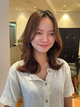 ユニカ バイ ベル 吉祥寺(unica by Belle) 小顔に見えるミディアムレイヤー