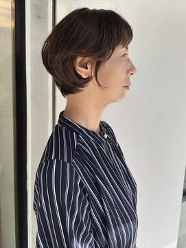 コットン(cotton) 動きのある大人ショートヘア【川野指名限定スタイル】