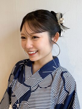 ビューブルー 亀戸錦糸町(VIEW BLUE) ヘアセットヘアメイクヘアアレンジ前髪顔周りレイヤー結婚式