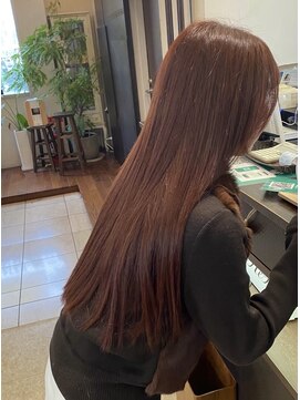 ナナナパレナ 梅田店(nanana parena) 髪質改善/縮毛矯正/暖色カラー/ほんのりレッド/大人可愛い