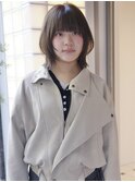 『レイヤーボブ』ぱつっとボブ/ウルフボブ