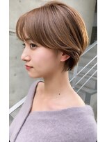 エミュ 表参道 青山(emu)&nbsp;小顔丸みショートマイナス１０歳表参道40代50代60代白髪ぼかしOK