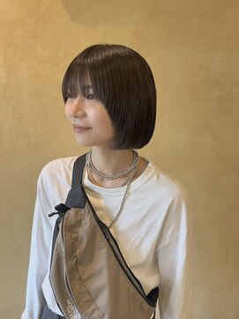 ベイコレクト(BAY COLLECT) マッシュ/ボブ/顔周りカット/ベージュカラー