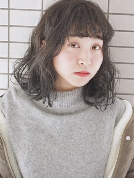 テーラ(tela) 【tela】ダークグレージュ・ウェーブミディアム【溝の口】