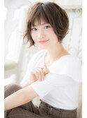*mod's姪浜*…アシンメトリーな小顔ショートボブ