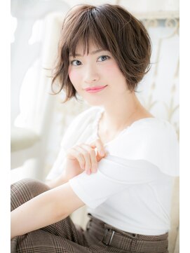 モッズ ヘア 福岡姪浜店(mod's hair) *mod's姪浜*…アシンメトリーな小顔ショートボブ