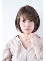 10代から40代に人気の小顔ナチュラルボブ
