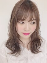 イマ(ima)&nbsp;小顔おくれ毛ミルクティーベージュ