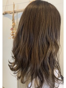 ニナル(Ninal) 『ゆるふわパーマ＋オリーブベージュ』イルミナカラー☆