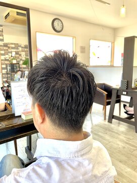 オレンジ(orange) メンズツーブロック