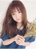 ナチュラル愛されセミロング
