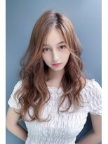 クーエフー(coo et fuu)&nbsp;ココアブラウンの大人かわいいフリンジウェーブ♪♪藤沢3