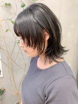 テトヘアー(teto hair) ウルフ、ボブウルフ、ブルーブラック、アイナジエンド