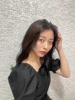 ブリッサ ヘアー(brisa hair) エギョモリ　ブリーチカラー　シャドールーツ　韓国風　ロング