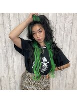 ラピス 新宿(Lapis)&nbsp;【Lapis新宿】green × black contrast color design by MALIA