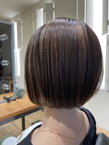 クローゼット 新宿(closet)&nbsp;外ハネボブ/ペールベージュ[髪質改善/ヘッドスパ白髪染め/新宿】