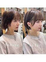 ビューイースト 亀戸 錦糸町(VIEW EAST)&nbsp;小顔ショート/イヤリングカラー