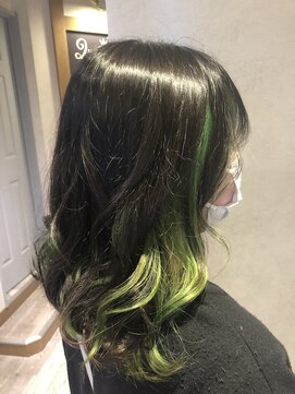 カルテット(Quartett) 【Quartett】インナーカラー×グリーン