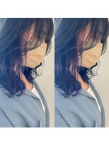 ネオリーブエクラ 上野御徒町店(Neolive eclat)&nbsp;インナーパープル×ブルーブラック