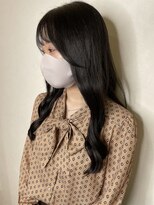 イオエ(ioe)&nbsp;前髪/アンブレラカラー/こなれミディ/イメチェン/ウェーブパーマ