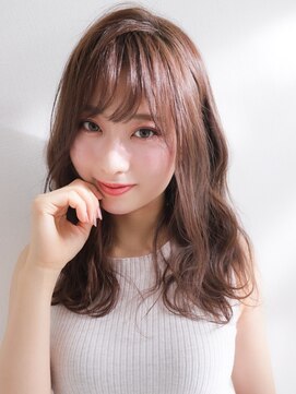 ウィズ 美容室 茂原店(Wiz) 大人可愛いアッシュピンクウェーブ