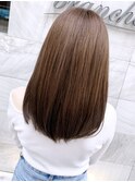 【1ミリにこだわるカット×髪質改善】/ナチュラルストレート