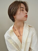 ウェルク(welc) 黒髪グレーベージュレイヤーロング前髪パーマアッシュブラック