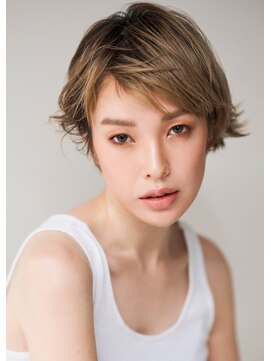 オンカラー(ON.COLOR) 大人ハイライトグレージュショート40代50代