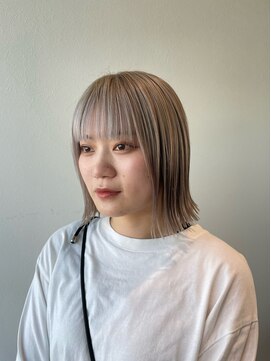 サラ ビューティー サイト 古賀店(SARA Beauty Sight) ボブ/ハイトーンボブ/ぷつっとボブ