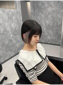黒髪/前髪パーマ/グレーベージュ/レイヤーロング/インナーカラー