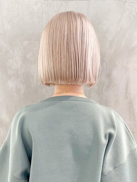 アルバム 池袋(ALBUM) 似合わせカットマロンベージュホワイトブロンド_ba326021