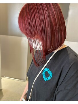 イル(il) ワインレッド color×切りっぱなしBob【田本馨】