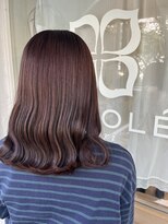 クララジャパン セタ(CLALA JAPAN Seta)&nbsp;ピンクブラウンカラー×ウェーブ巻き♪