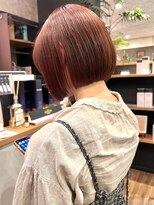 シークスヘアブラウン(SYKTH hair Brown) 【切りっぱなしミニボブ】春カラー