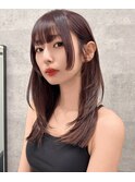 【lilley 稲永麻衣】ダブルカラー+髪質改善+レイヤー+韓国ヘア