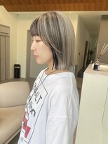 ローレンアオ(LOREN AO)&nbsp;【LOREN AO】ブランドベージュ/ローライト/ボブ/ブリーチ