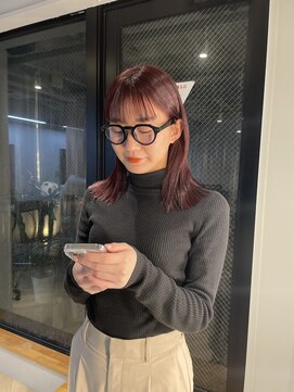 ヌープヘアーアイス(NUUP.hair ici) 大人ガーリー大人美人透明感髪質改善ニュアンスカラーくすみカラ