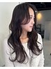 【ワンホン&韓国女子必見☆】トレンドレイヤーカット+潤艶ケアカラー+4stepTR