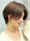 calna by ELMO/ショートボブ/ハンサムショート/丸みショート