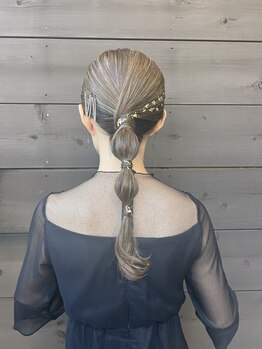 リンク 本店(RINK)の写真/ルーズな編みおろしや、カチモリ、ゆるふわヘアなどシーンや服装に合わせて可愛くアレンジいたします♪