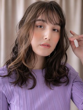 カバーヘア イヴ 戸頭店(COVER HAIR EVE) フェイスフレーミングハイライトエアリーロングY戸頭10代20代