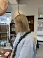 ポートヘアサロン(PORT HAIR SALON) ブリーチしてベージュ◎#ベージュ