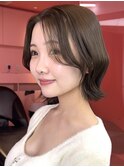 顎下3cmで巻いても可愛い韓国ボブ
