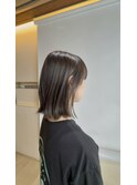 オーガニックカラー×赤み消しオリーブベージュ